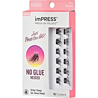 imPRESS Press-On Falsies Eyelash Clusters Minipack, Voluminous, Bold