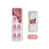 Impress : Ongles À Pression De Couleur, «Instinct», Rose, Court, Carré-Ovale, 30 U.