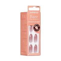 Impress : Ongles À Pression De Couleur, «Instinct», Rose, Court, Carré-Ovale, 30 U.