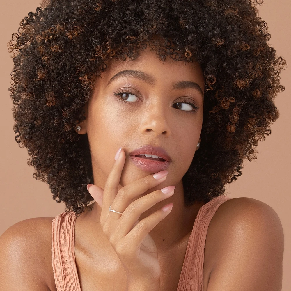 Impress : Ongles À Pression De Couleur, «Instinct», Rose, Court, Carré-Ovale, 30 U.