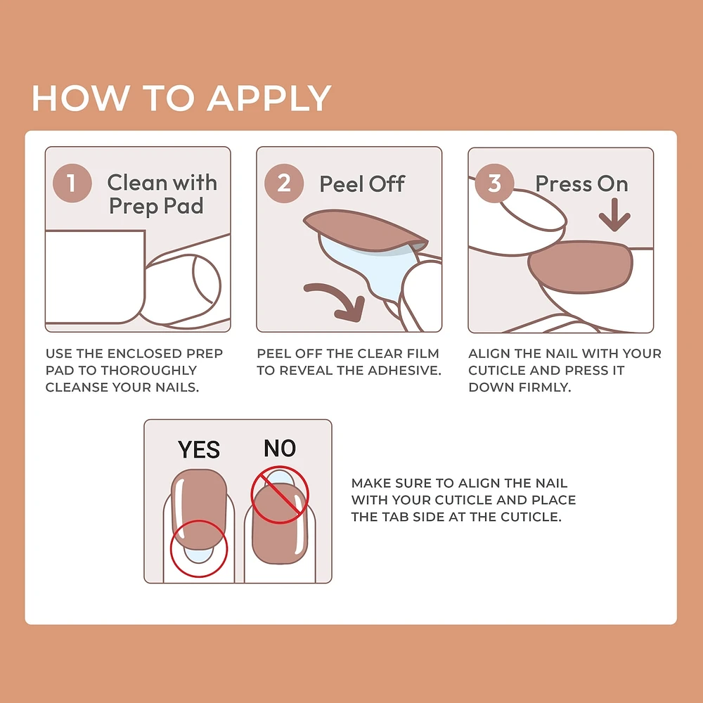 Impress : Ongles À Pression De Couleur, «Instinct», Rose, Court, Carré-Ovale, 30 U.