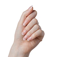 Kiss Classy, Fake Nails, Players, White, Oval, Short, 28 Count