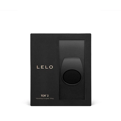 LELO TOR 2 Intimate Vibrating Penis Ring, Couples, Love-Ring, Black