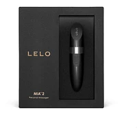 LELO MIA 2 Black Clitoral Lipstick Vibrator, Waterproof, 6 Variable Speed, Discreet