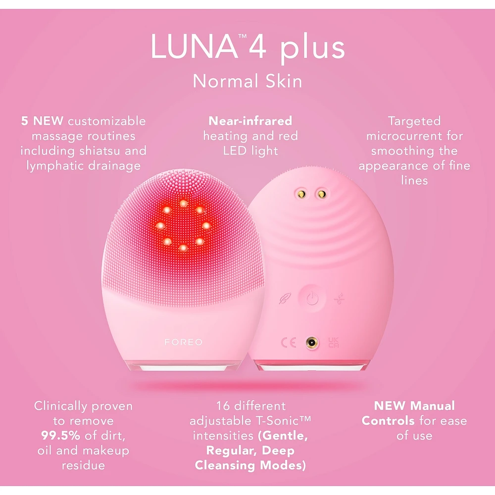 LUNA™ 4 Plus Near-Infrared & Microcurrent 4-IN-1 Skincare Essential for Normal Skin