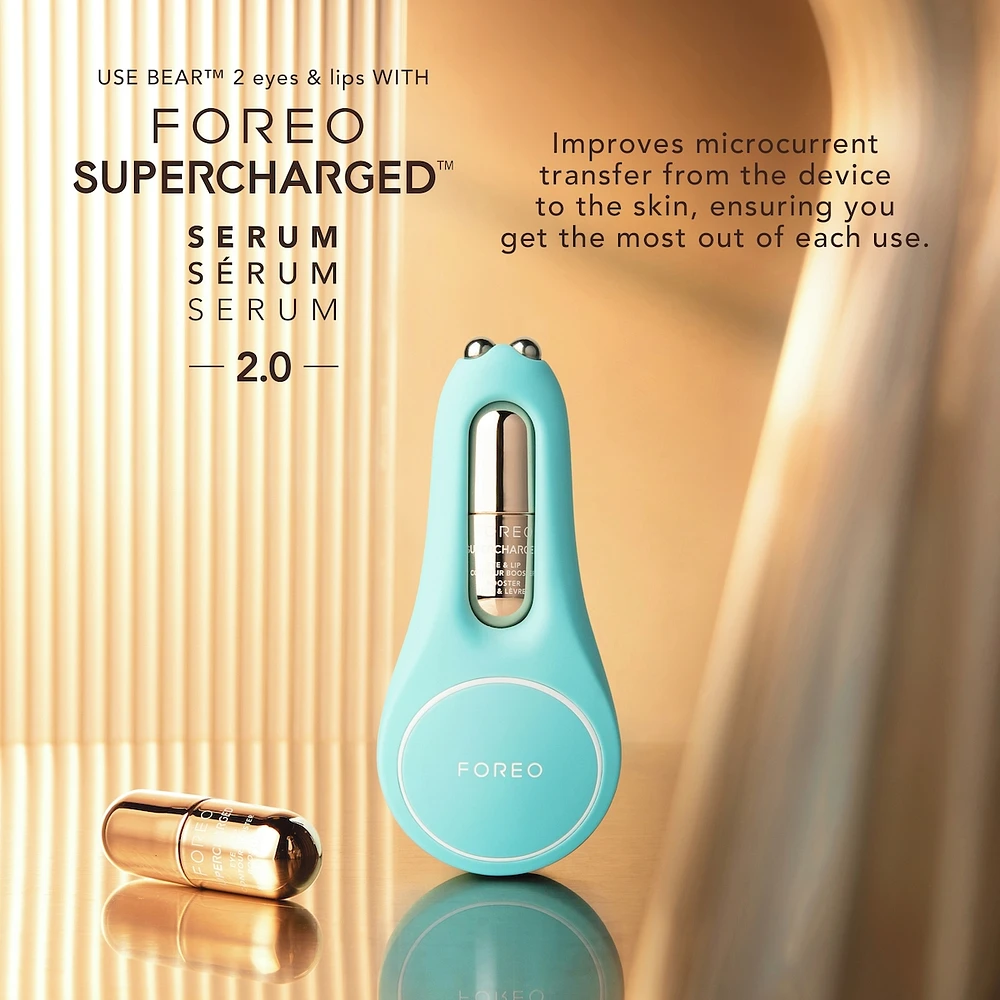 BEAR 2 eyes & lips Arctic Blue Microcurrent Line Smoothing Device