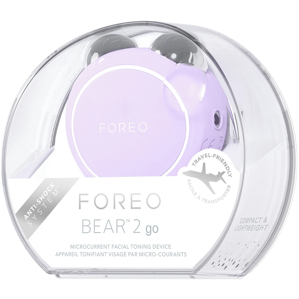 BEAR 2 go Lavender Targeted Microcurrent Facial Toning Device
