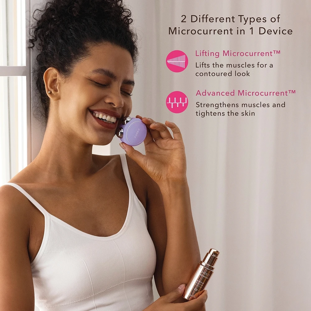 BEAR 2 go Lavender Targeted Microcurrent Facial Toning Device