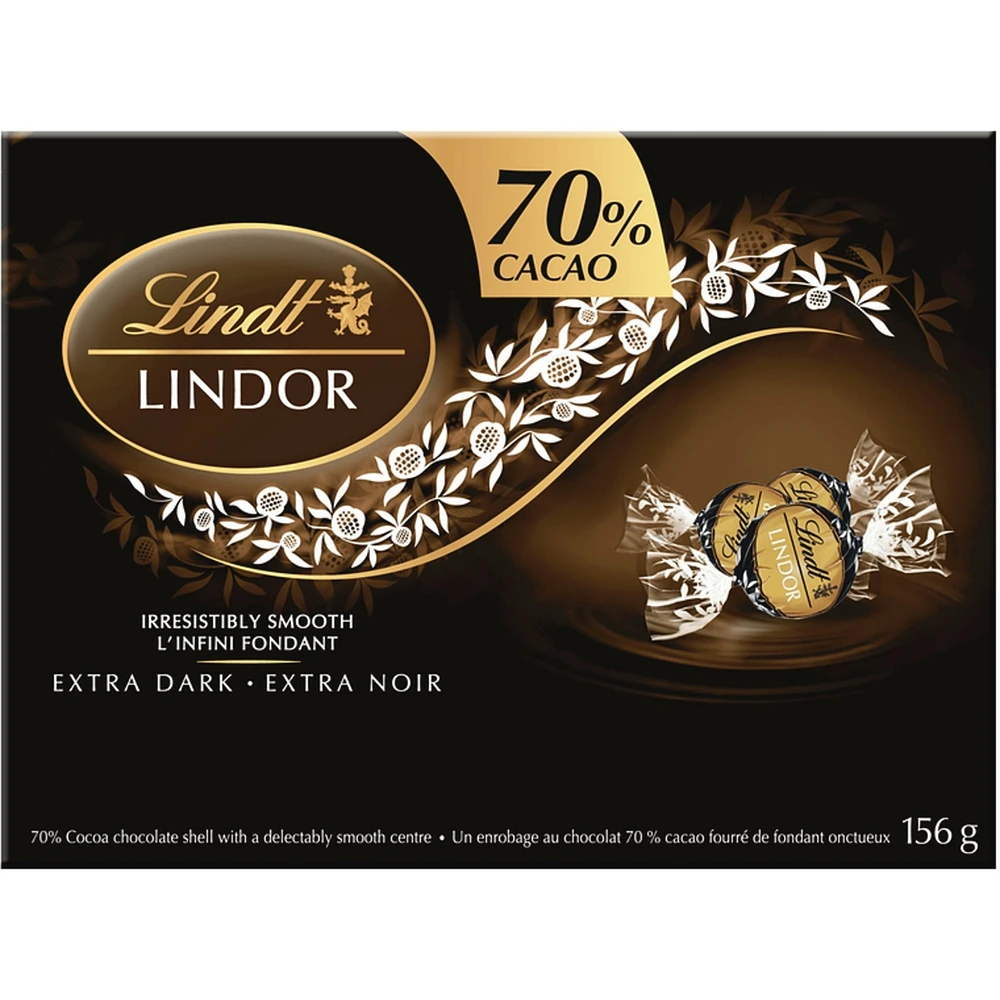 70% Cocoa Chocolate Shell With A Delectably Smooth Centre Extra Dark