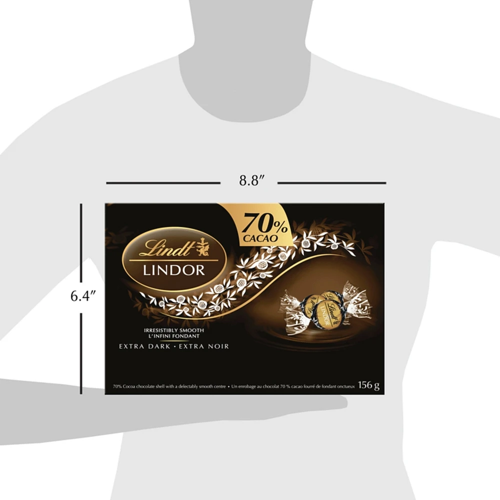 70% Cocoa Chocolate Shell With A Delectably Smooth Centre Extra Dark