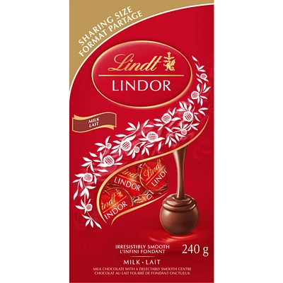 LINDOR Milk Chocolate Truffles Bag