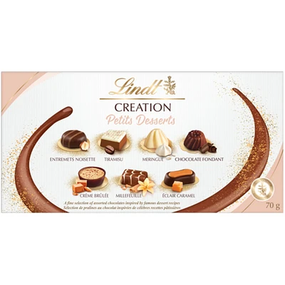 Lindt CREATION DESSERT Assorted Chocolates Gift Box, 70g
