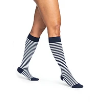 Microfibre à motifs, bas de compression, homme rayures onyx - Grandeur A