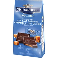 Sea Salt and Caramel Dark Chocolate Squares