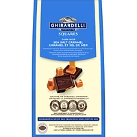 Sea Salt and Caramel Dark Chocolate Squares