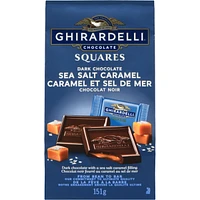 Sea Salt and Caramel Dark Chocolate Squares