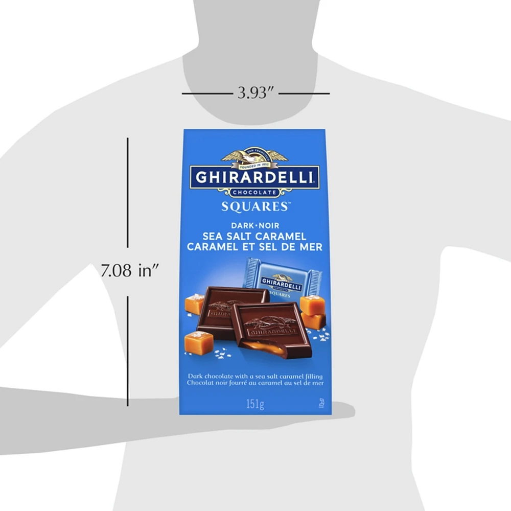 Sea Salt and Caramel Dark Chocolate Squares