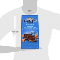 Sea Salt and Caramel Dark Chocolate Squares