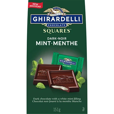 Dark Chocolate With A White Mint Filling