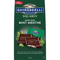 Dark Chocolate With A White Mint Filling