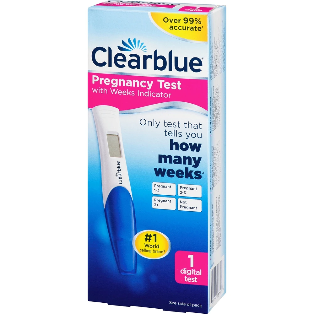 Pregnancy Test with Weeks Indicator, Value Pack, 1 Count