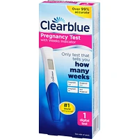 Pregnancy Test with Weeks Indicator, Value Pack, 1 Count