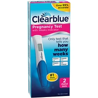Pregnancy Test with Weeks Indicator, 2 Count