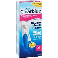 Pregnancy Test Double-Check and Date Combo Pack, Value Pack, 2ct