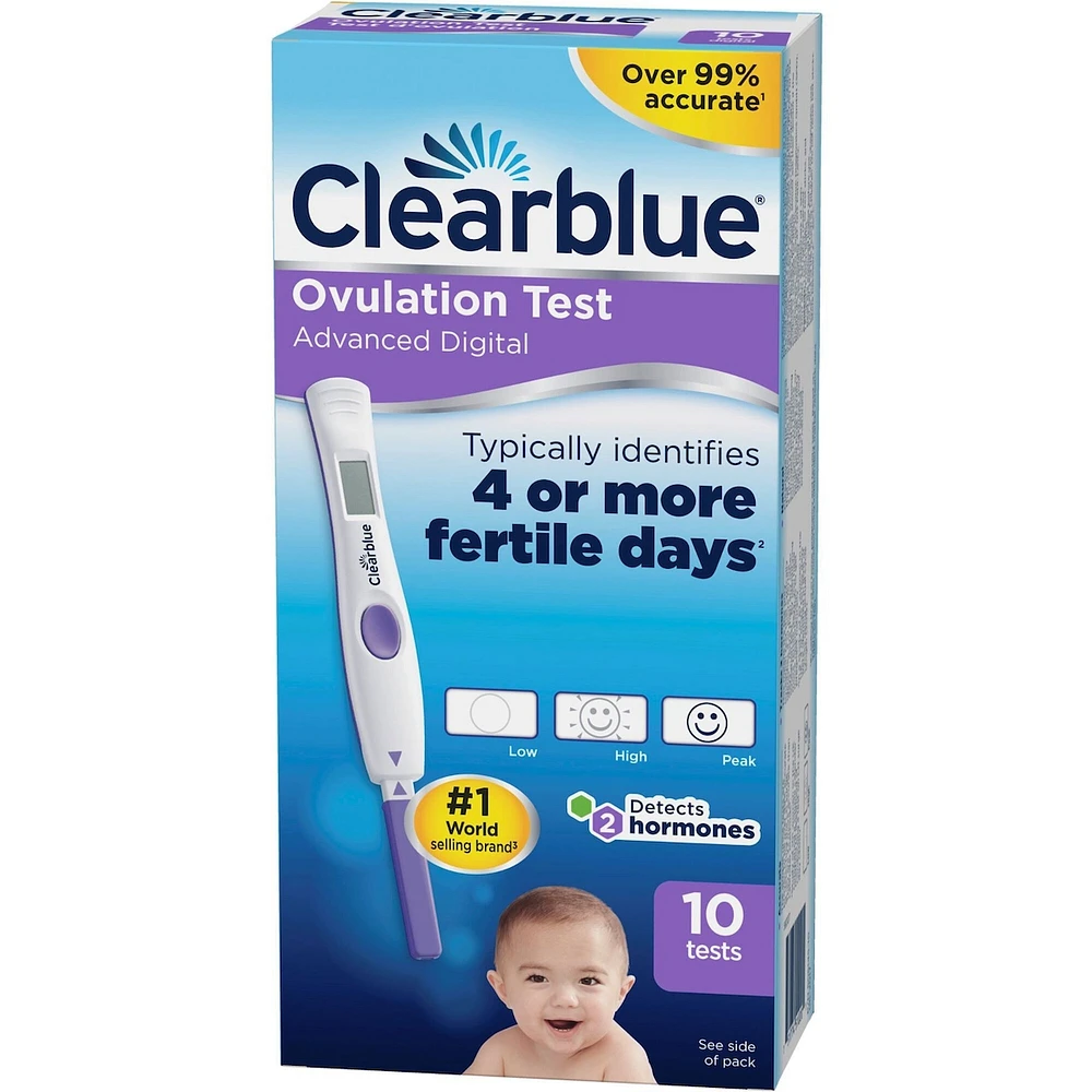 Advanced Digital Ovulation Predictor Kit, 10 ovulation tests