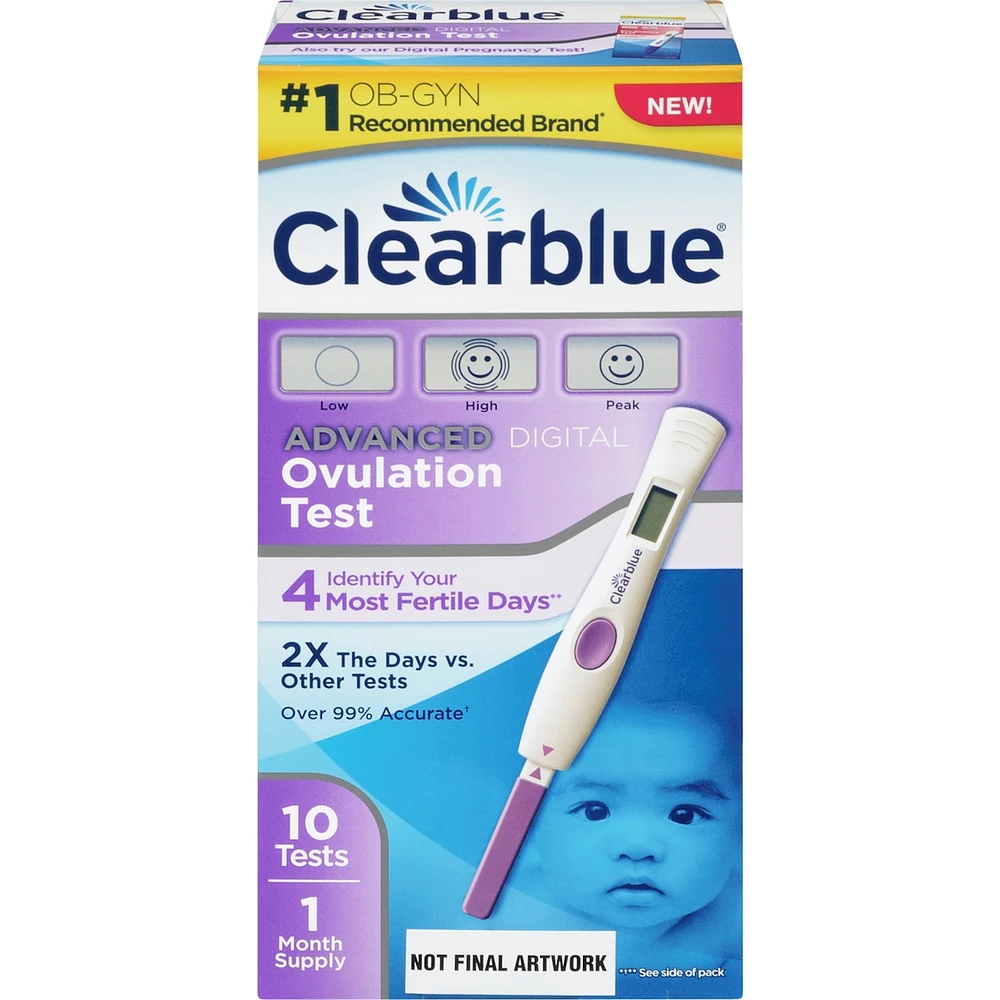 Digital Ovulation Predictor Kit, 10 Digital Tests