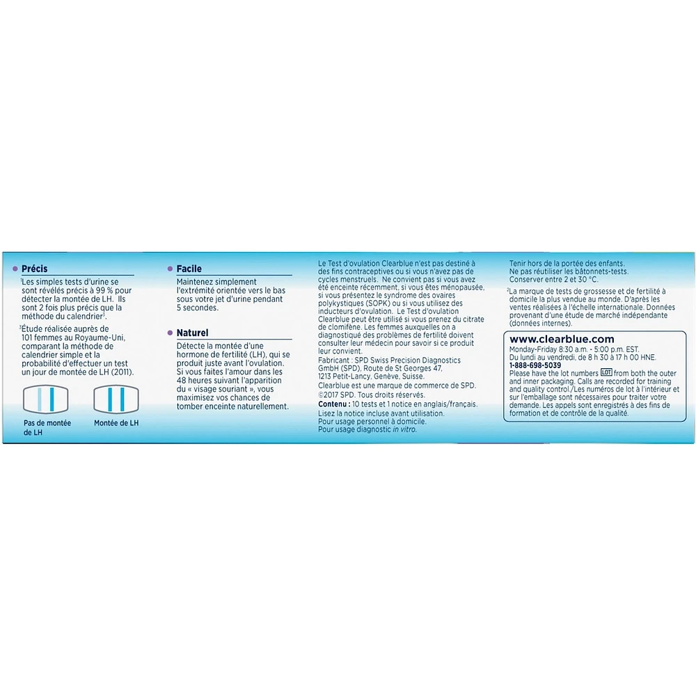 Easy Ovulation Predictor Kit, 10 Ovulation Tests