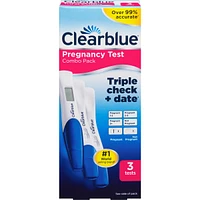 Pregnancy Test Combo Pack Triple-Check & Date