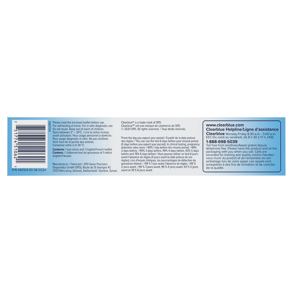Digital Ultra Early Pregnancy Test Kit, Early Detection at Home Pregnancy Test, 1 Test