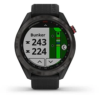 Approach S42 GPS Golf Smartwatch - Gunmetal with Black Band