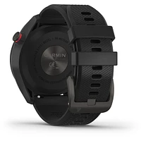 Approach S42 GPS Golf Smartwatch - Gunmetal with Black Band