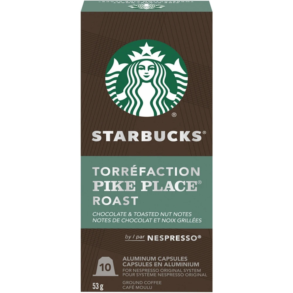 By Nespresso Pike Place Roast Coffee Pods