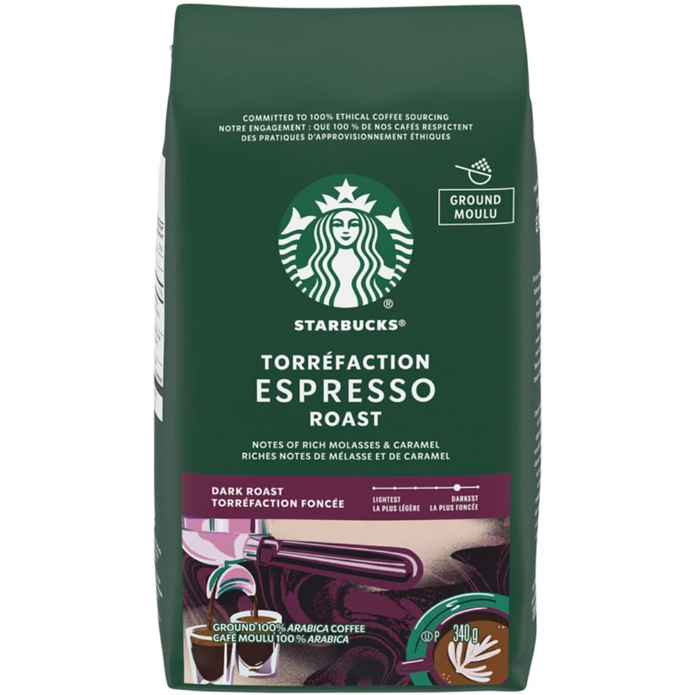 Espresso Roast Dark Roast Ground Coffee Bag