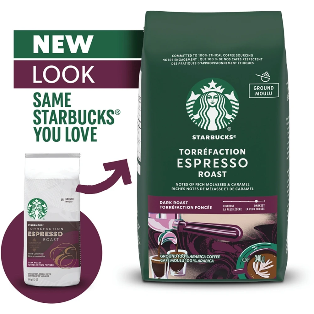 Espresso Roast Dark Roast Ground Coffee Bag