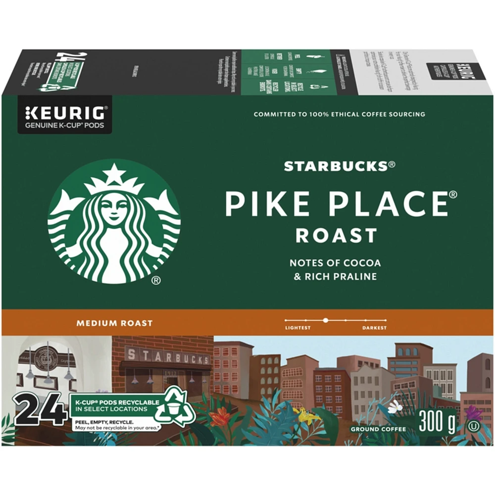 Ground Coffee Pike Place Roast Medium Roast