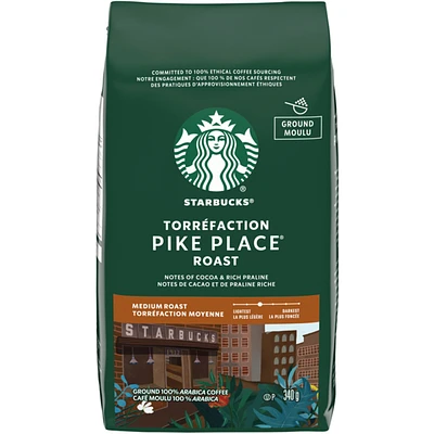 Ground 100% Arabica Coffee Pike Place Medium Roast
