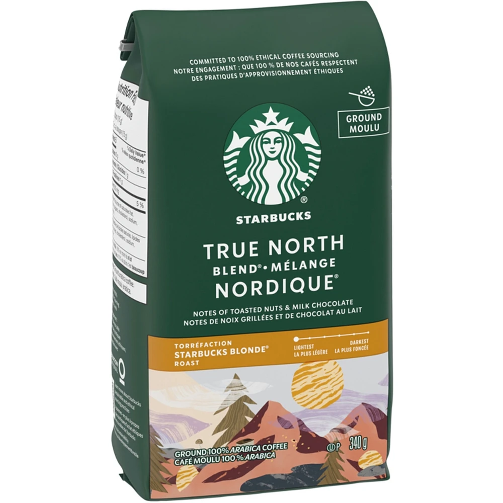 Ground 100% Arabica Coffee True North Blend Blonde Roast