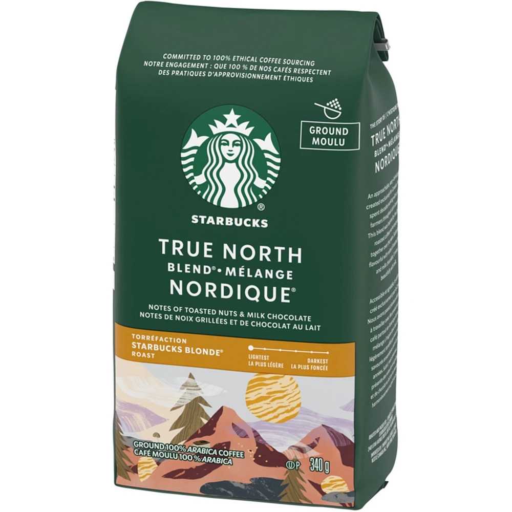 Ground 100% Arabica Coffee True North Blend Blonde Roast