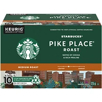 Pike Place Roast Medium Roast Ground Coffee K-Cup Pods