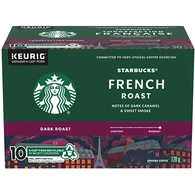 French Roast Dark Roast Ground Coffee K-Cup Pods