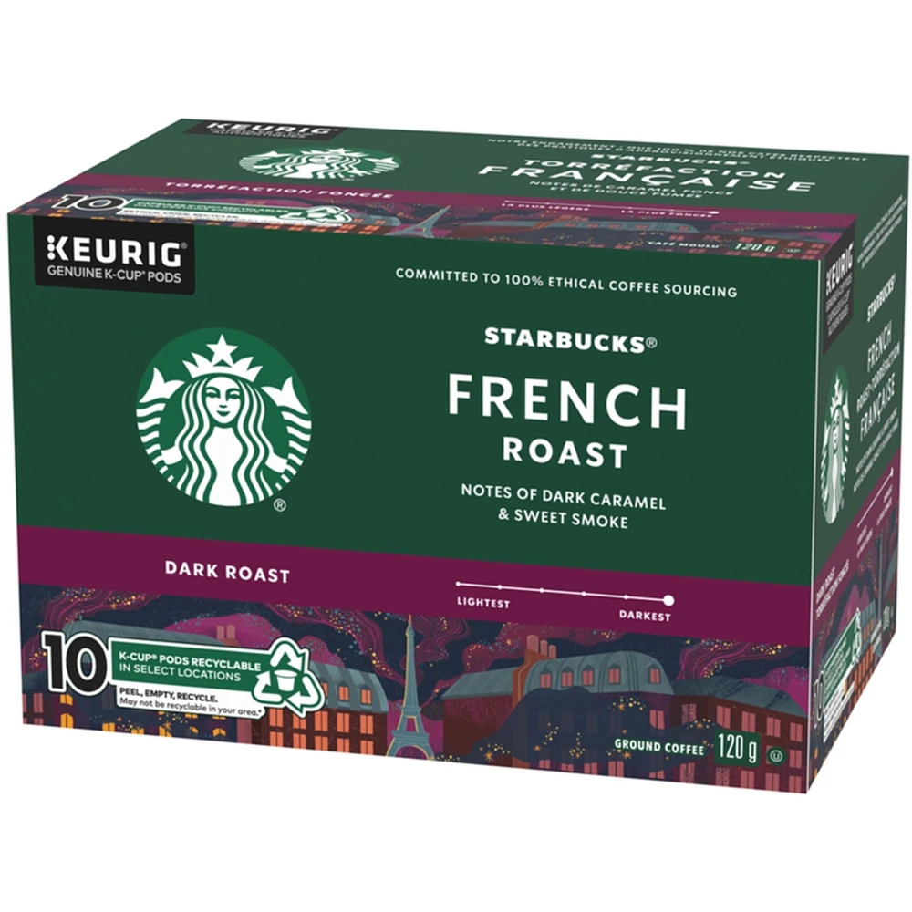 French Roast Dark Roast Ground Coffee K-Cup Pods