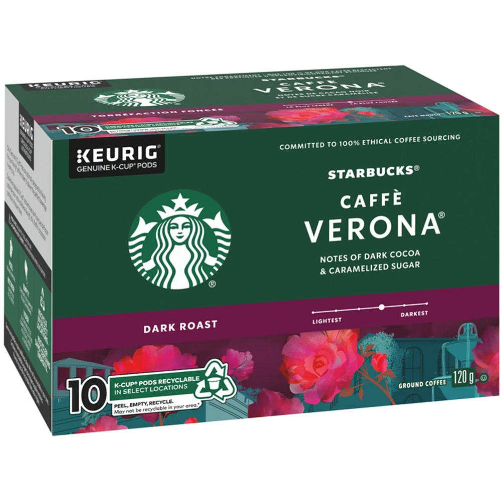 Verona Dark Roast Ground Coffee K-Cup Pods