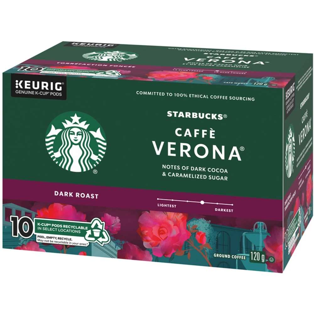 Verona Dark Roast Ground Coffee K-Cup Pods