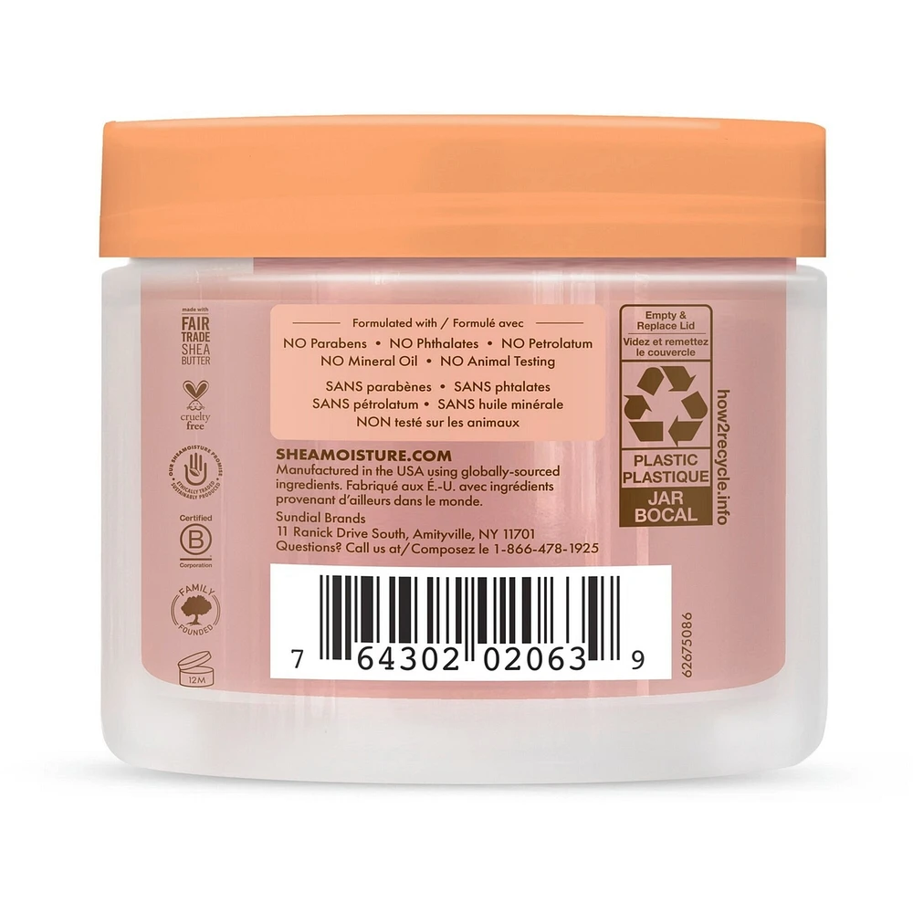 Edge Gel Paraben-Free Hair Styling Coconut & Hibiscus + Flaxseed with Coconut Oil, Silk Protein and Neem Oil