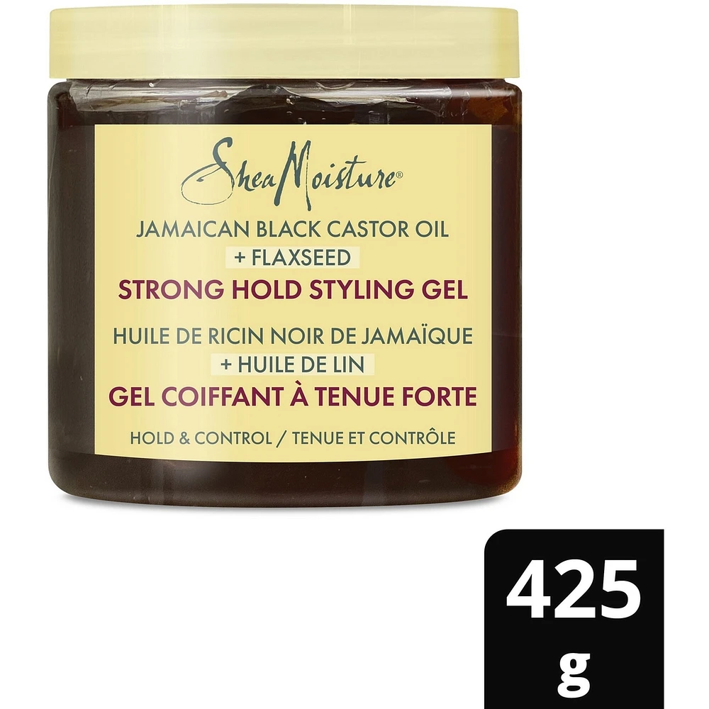 Jamaican Black Castor Oil Strong Hold Hair Styling Gel With Flaxseed