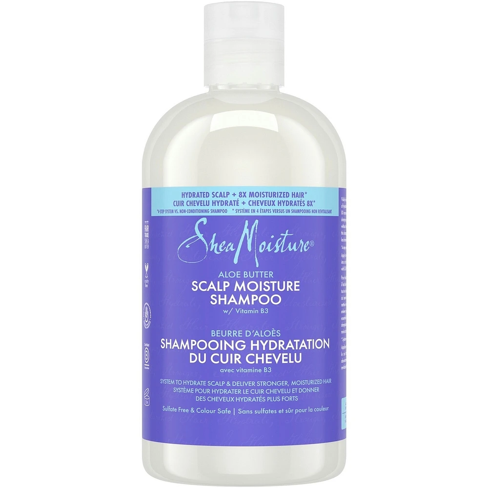 Aloe Butter Scalp Moisture Shampoo with Vitamin B3 for hydrated scalp & stronger, moisturized hair